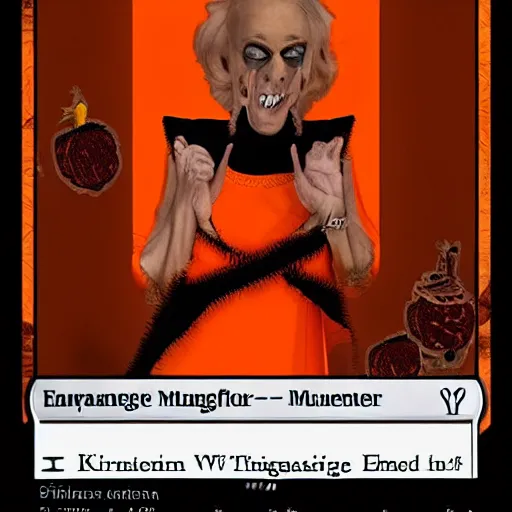 Image similar to evil tangerine mastermind