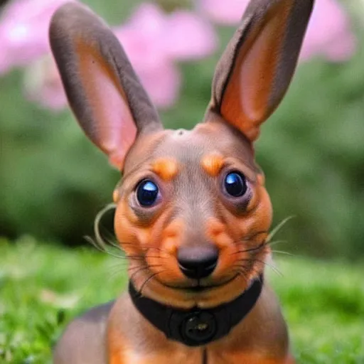 Prompt: dachshund bunny hybrid