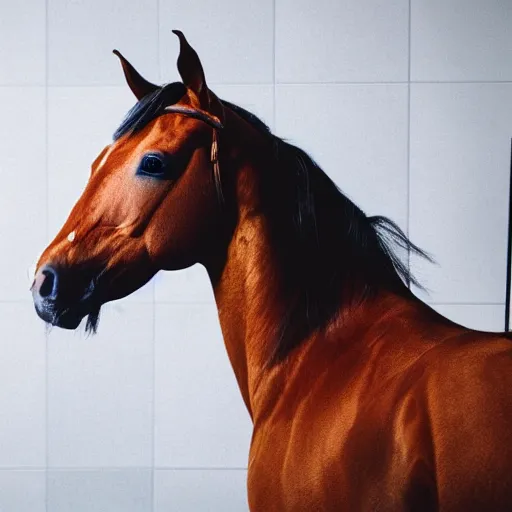 Image similar to Horse in my bathroom