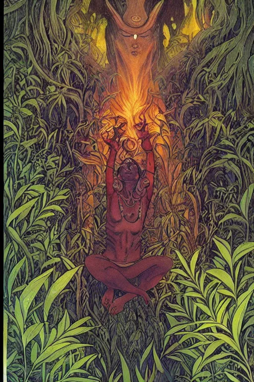 Prompt: The Ayahuasca Spirit, by Charles Vess