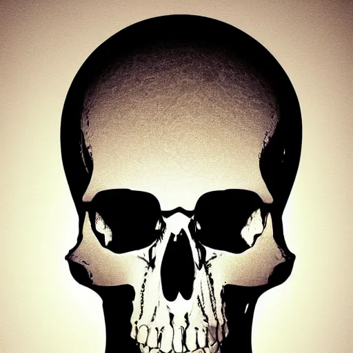 Image similar to skull lamp design, concept art