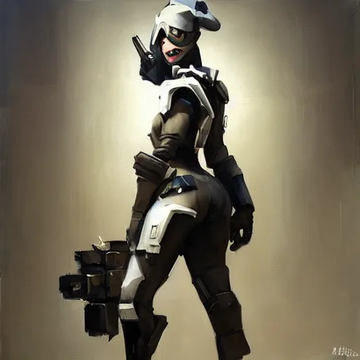 Image similar to greg manchess portrait painting of partially armored banksy as overwatch character, medium shot, asymmetrical, profile picture, organic painting, sunny day, matte painting, bold shapes, hard edges, street art, trending on artstation, by huang guangjian, gil elvgren, ruan jia, randy vargas, greg rutkowski