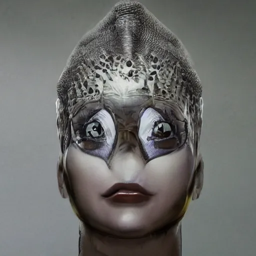 Image similar to vegan supervillain, UHD, hyperrealistic render, highly detailed, 4k, artstation