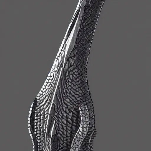 Prompt: A dagger made out of dragon scales, Artstation