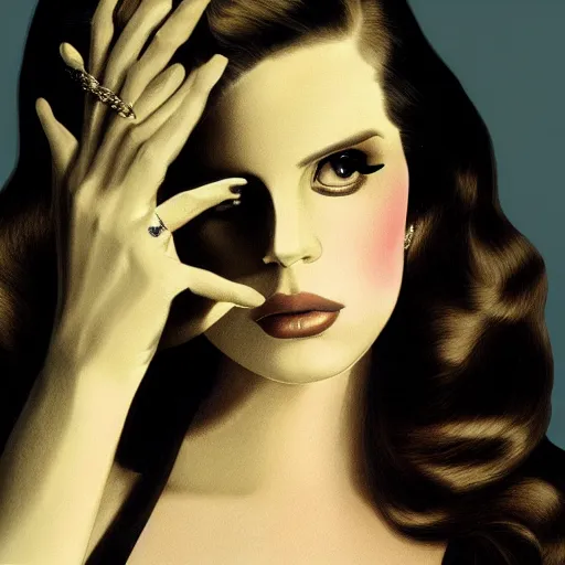 Prompt: lana del rey by dario argento