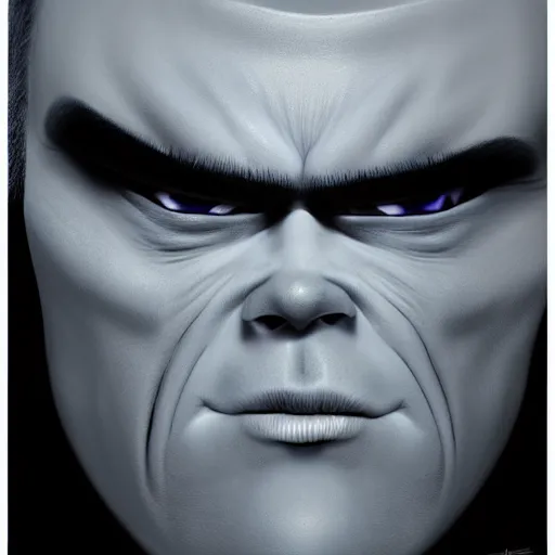 Prompt: syndrome from the incredibles ( 2 0 0 4 ), hyper realism, live action, portrait, studio lighting,