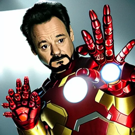 Image similar to bill murray as iron man