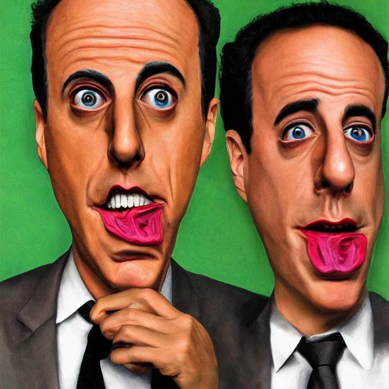 Prompt: Jerry Seinfeld fractal face, hyper realistic, Photorealistic, high quality