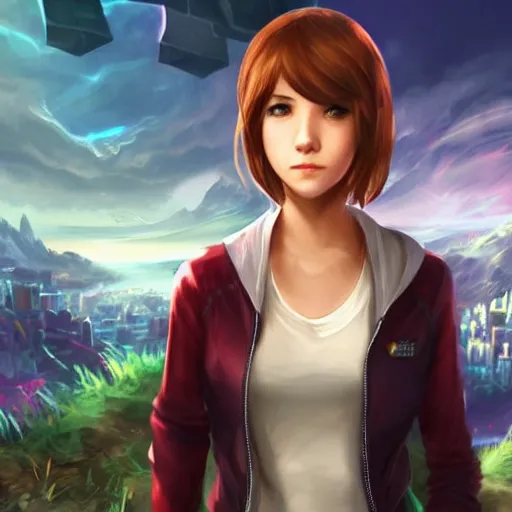 Prompt: League of Legends champion: Max Caulfield