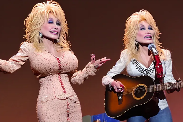 Prompt: biblically accurate Dolly Parton