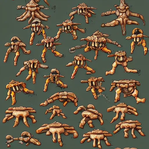 Image similar to starcraft unit as cave drawings