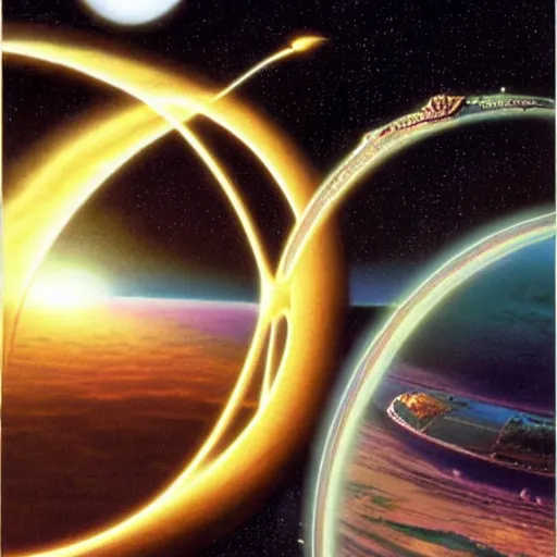 Image similar to ringworld by Larry Niven