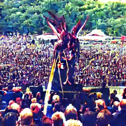 Image similar to 10,100 wemon worshipping the dragon angel pimp, holy ceremony, heavens gate, low quality photo, crowd, flikr