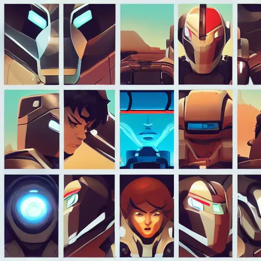 Image similar to face icon stylized minimalist robotech, loftis, cory behance hd by jesper ejsing, by rhads, makoto shinkai and lois van baarle, ilya kuvshinov, rossdraws global illumination