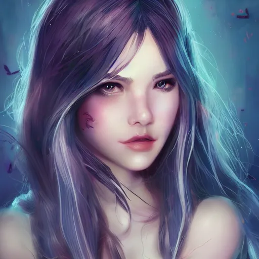 Image similar to photo of young woman by ross tran