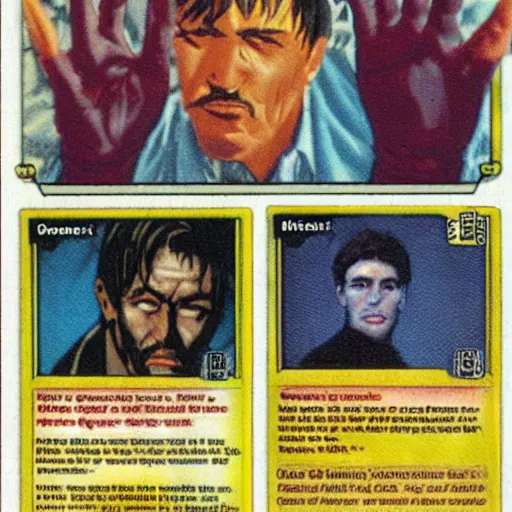 Image similar to Manos the hands of fate trading cards