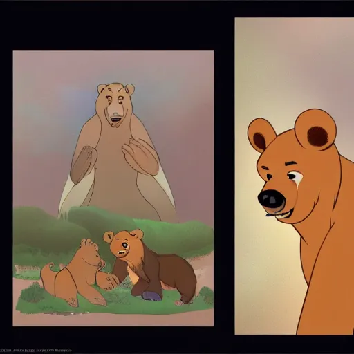 Image similar to Visual development for Disney’s Brother Bear