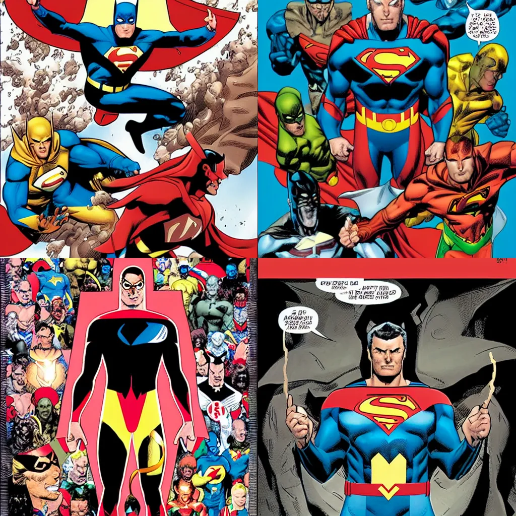 Prompt: The Embodiment of Finality. DC Comics. Multiversity. Grant Morrison.