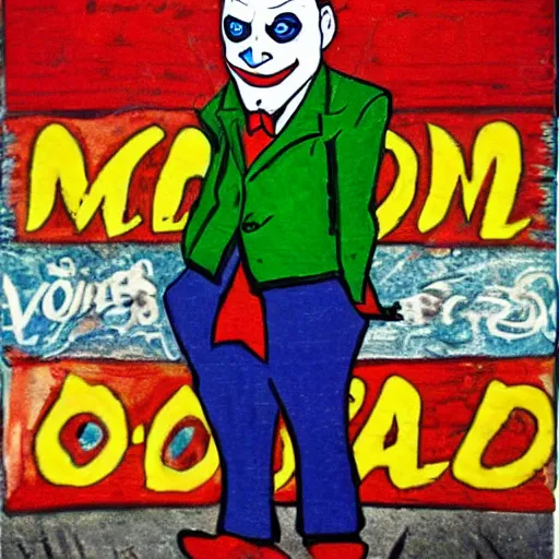 Prompt: mcdonlad joker, von gogh