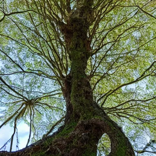 Image similar to a translucent spiral tree