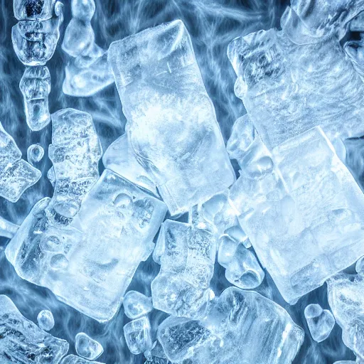 Image similar to Unknown Species Frozen in clear block of ice HDR