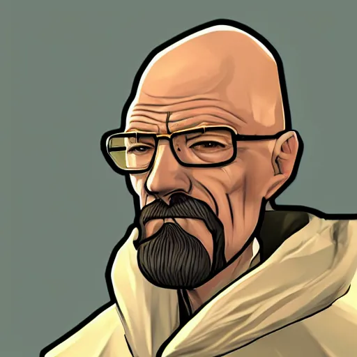 Image similar to Walter White as league of legends character splash art