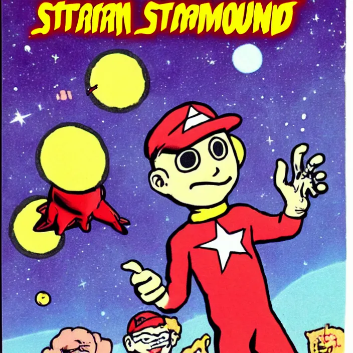 Image similar to starman from earthbound