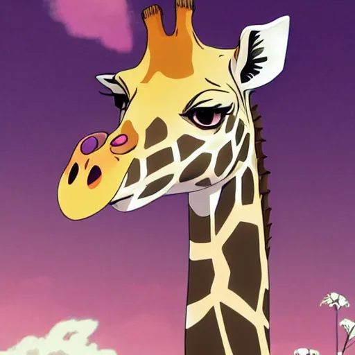 Prompt: a giraffe wearing a pink dress, illustration concept art anime key visual trending pixiv fanbox by wlop and greg rutkowski and makoto shinkai and studio ghibli and kyoto animation symmetrical facial features