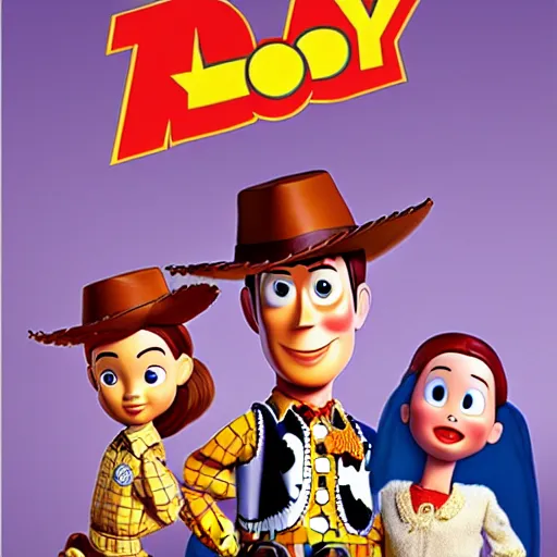 Image similar to woody from toy story 1995 movie poster