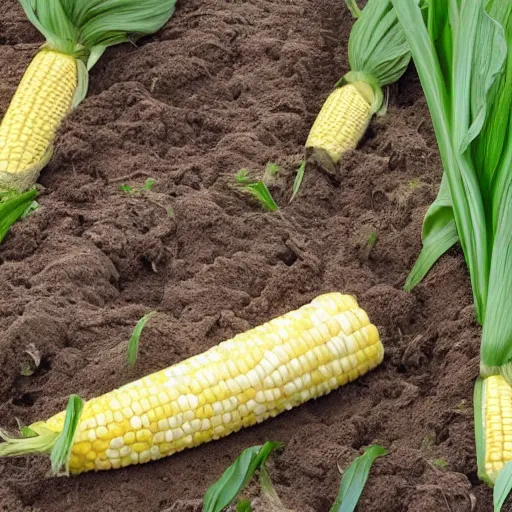 Image similar to how sweetcorn grow