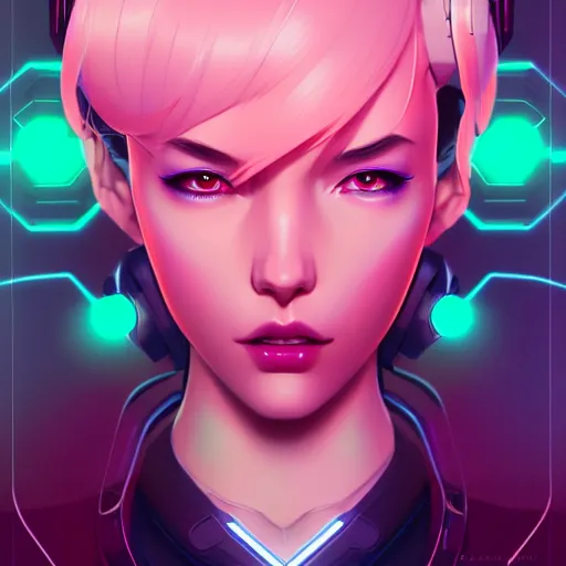 Prompt: portrait of a beautiful cybernetic woman, art by lois van baarle and ross tran and sam yang and ilya kuvshinov and guweiz, digital art, high detail, sharp focus, unreal engine 5, trending on artstation, deviantart, pinterest, 4 k uhd image