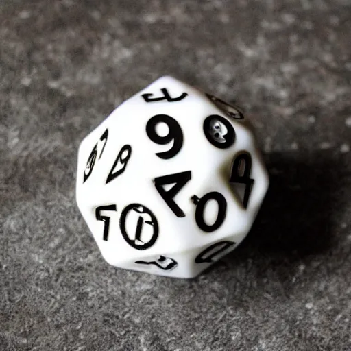 Image similar to d20 made of teeth, fangs, tooth, mouth, dnd, dice, dungeons and dragons, tongue, skeletal, boney, fangs, bite, gaming, in the style of etsy, artifacts, eldritch, monster manual,