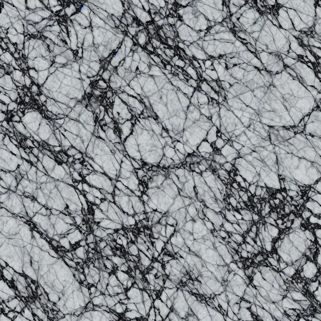 Image similar to 4 k marble texture seamless white and black, material, pbr, high - res