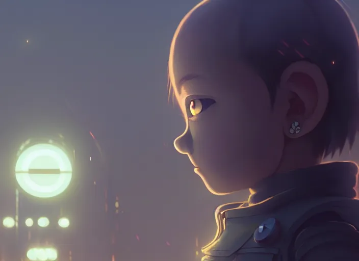 Image similar to a film still portrait of a minion, finely detailed features, minions, cinematic lighting, perfect art, night cyberpunk city, intricate, anime, minion, gapmoe grimdark, artstation, trending on pixiv fanbox, painted by greg rutkowski makoto shinkai takashi takeuchi studio ghibli, akihiko yoshida, 4 k