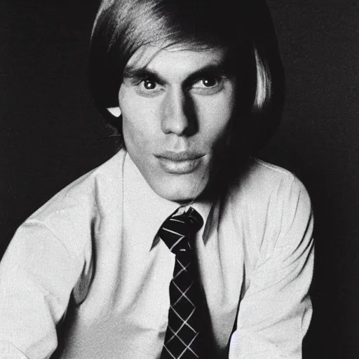 Image similar to A photograph portrait of Jerma985 with short-medium length hair a combover wearing early 1970s menswear in the early 1970s, taken in the early 1970s, grainy, taken on a 1970s Kodak Camera, realistic, hyperrealistic, very realistic, highly detailed, very detailed, extremely detailed, detailed, digital art, trending on artstation, colorized photo