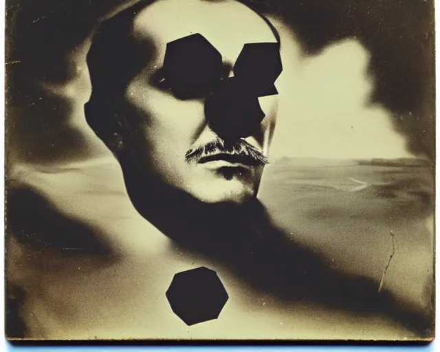 Prompt: John Singer Sargent. Salvador Dali. Hazy polaroid collage. John Singer Sargent. Salvador Dali. black cubes made of metal, concrete, and slime falling from the sky. POV photos from the apocalypse. 4000 ISO. John Singer Sargent. Salvador Dali. images that you are not supposed to see