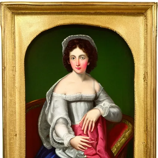 Prompt: regency era portrait of madonna