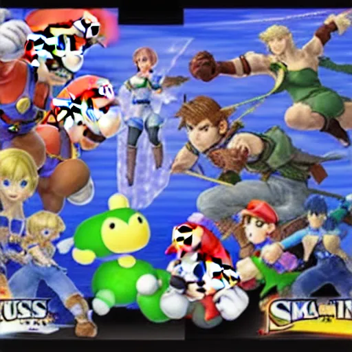 Prompt: super smash bros. tcg