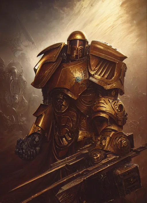 adeptus custodes centurion, extremly detailed digital | Stable ...