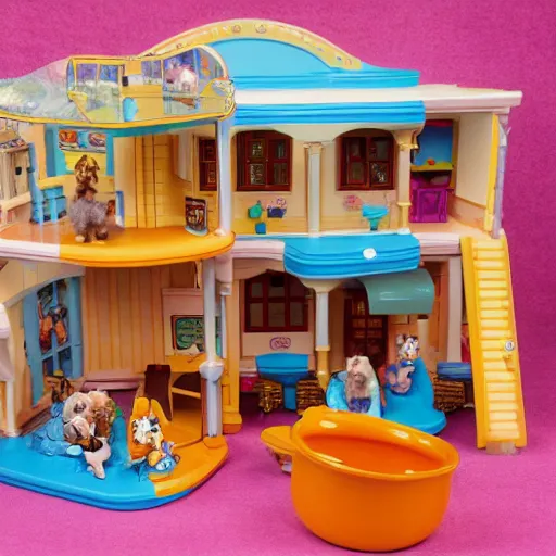 Image similar to a scooby doo themed calico critters set