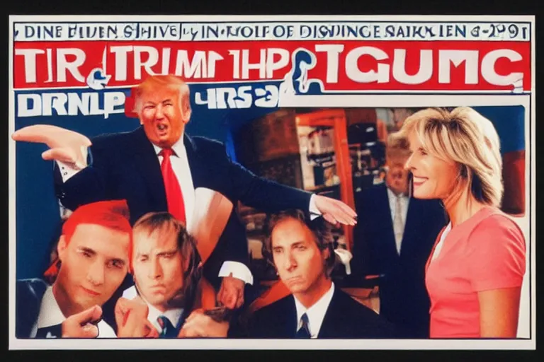 Image similar to trump, dire straits money for nothing video