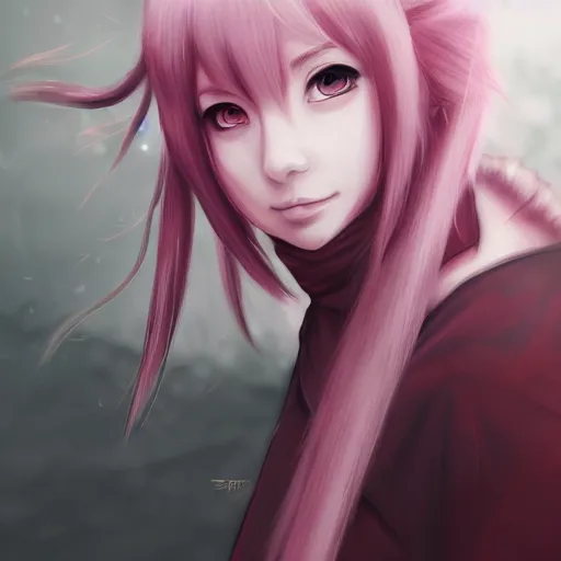 Image similar to Haruno Sakura, deviantart, gumroad, patreon, high quality, digital drawing by TUREwindwalker, YiQiang and ShuraKRGT