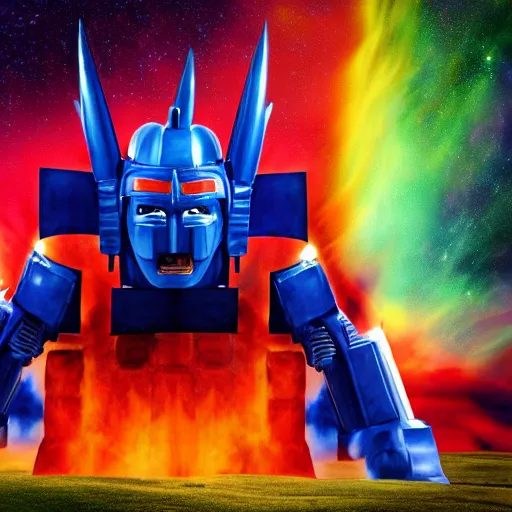 Image similar to Optimus Prime on the teletubbies, 4k