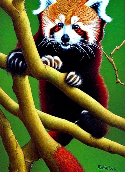 Image similar to red panda by patrick james woodroffe