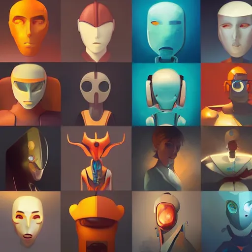 Image similar to face icon stylized minimalist metabots, loftis, cory behance hd by jesper ejsing, by rhads, makoto shinkai and lois van baarle, ilya kuvshinov, rossdraws global illumination