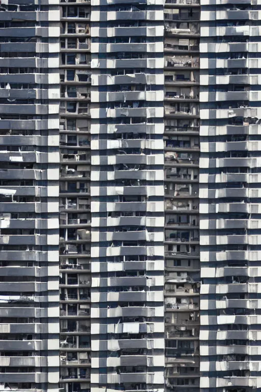 Prompt: “ flammable building cladding on a highrise tower residential building, sydney ”