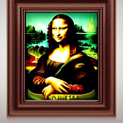 Prompt: the rest of mona lisa