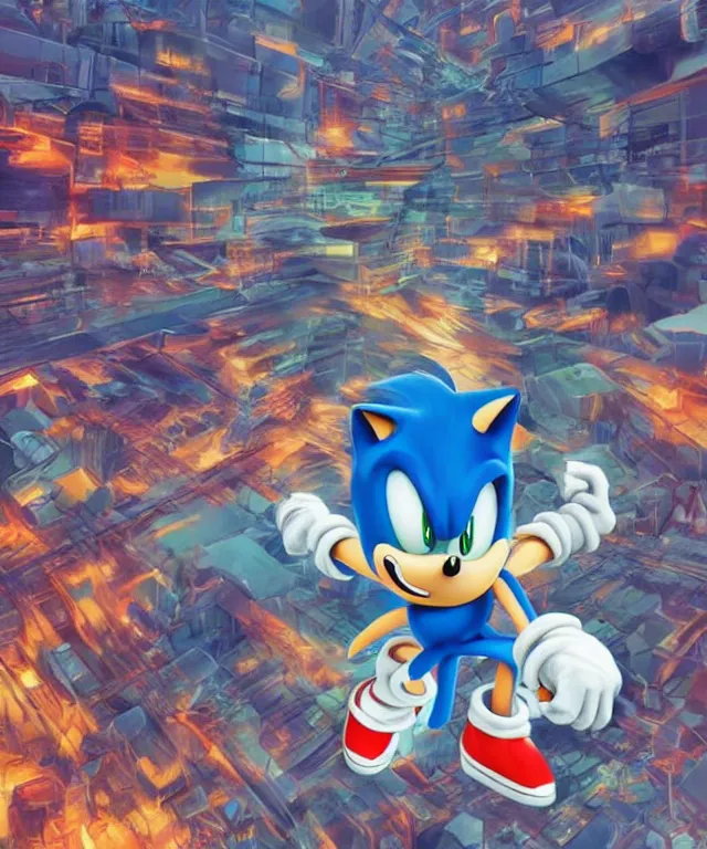 ArtStation - Realistic Super Sonic