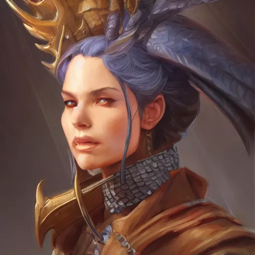 Prompt: dungeons & dragons character portrait by livia prima and magali villeneuve, fantasy, beautiful, artstation contest winner,