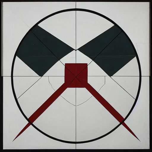 Image similar to Geometrical suprematist art of Walter White, by El Lissitzky